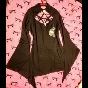 Killstar Hexagram Witch Gothic Dress Hot Topic Dollskill Widow Blackcraft